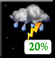 Tonight: Chance Showers And Thunderstorms