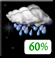 Friday Night: Rain showers likely. Mostly cloudy, with a low around 40. Friday Night: Rain Showers Likely