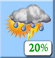 Monday: Chance Showers And Thunderstorms